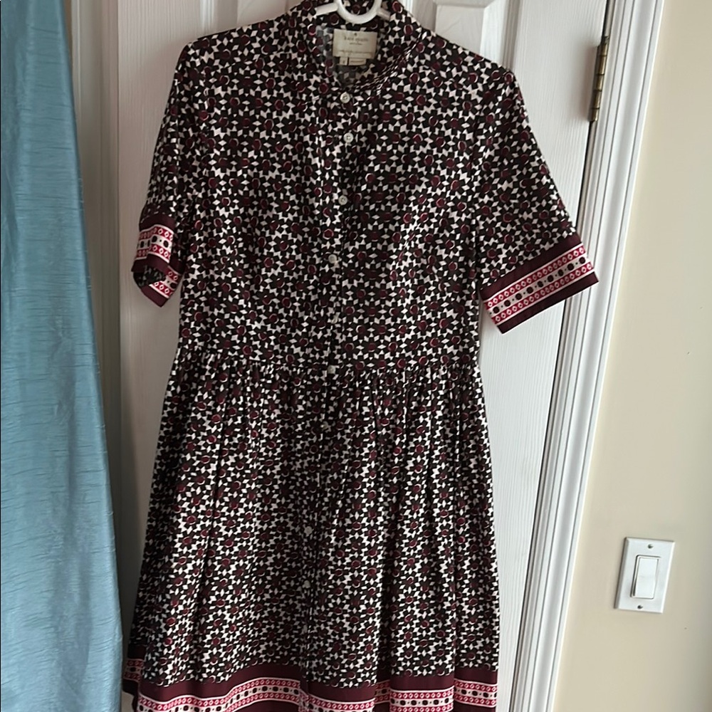 Kate Spade Chic Black and White Patterned Dress